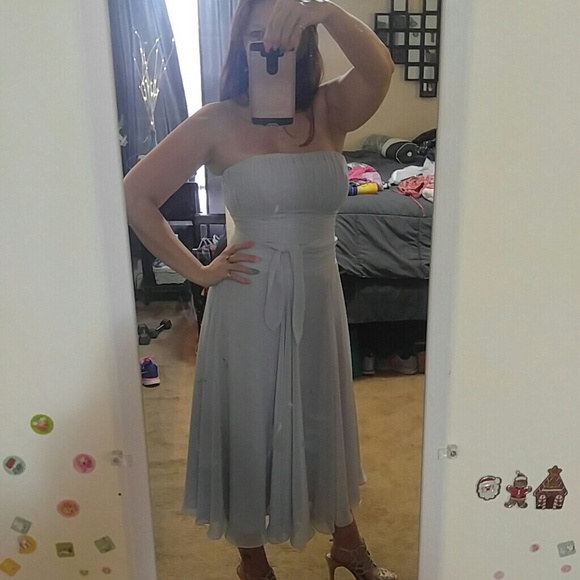 Strapless Lavender prom dress - Picture 2 of 7